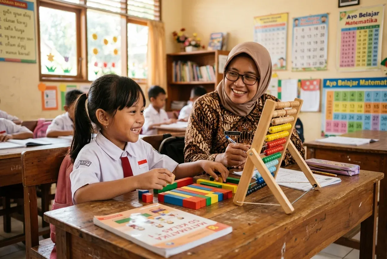 Metode Menyenangkan Mengenalkan Matematika & Logika Berhitung Anak SD.